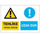 İkaz ve uyarı levhası