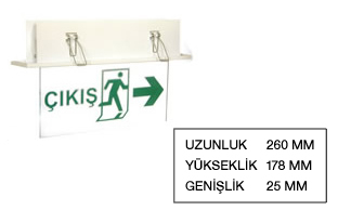 Işıklı Acil Yönlendirme Levhası