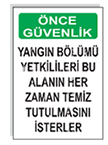 İkaz ve uyarı levhası