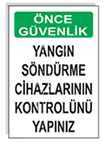 İkaz ve uyarı levhası